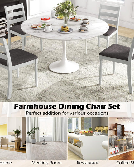 Giantex Wooden Dining Chairs Set