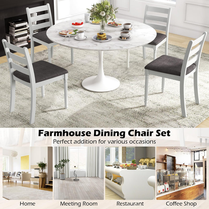 Giantex Wooden Dining Chairs Set