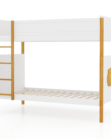 Giantex Wood Twin Over Twin Bunk Bed