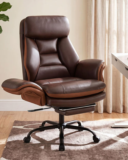 Giantex Big & Tall Office Chair with Adjustable Armrest