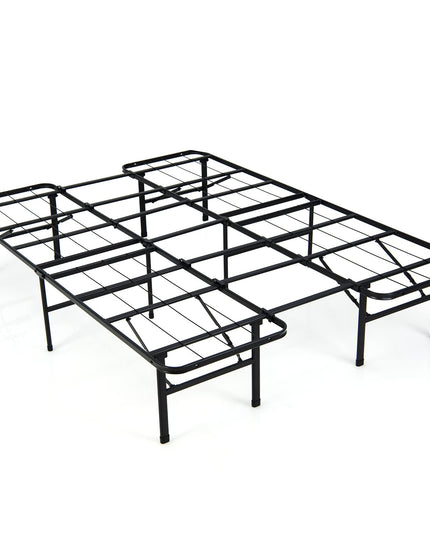 Giantex Folding Bed Frame Steel Platform Bed Twin/Full Size Portable Bed