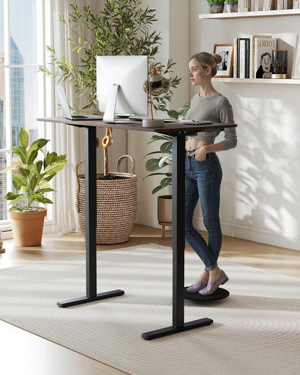 Giantex 48" x 24" Ergonomic Height Adjustable Sit to Stand Desk with 3 Memory Preset