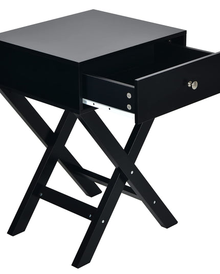 X-Shaped End Table, Modern Sofa Side Table