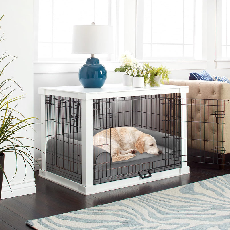 Giantex Cooling Gel Dog Bed for Large Dogs, 40" L Memory Foam Dog Sofa Bed with Washable Cover
