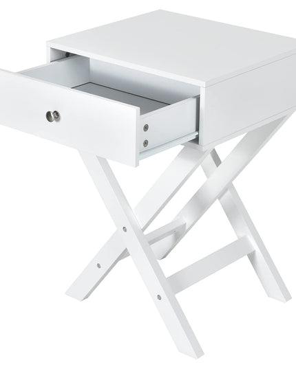 X-Shaped End Table, Modern Sofa Side Table