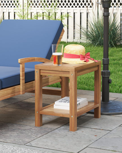 19 Inch Shower Stool with Slatted Seat for Elderly Seniors