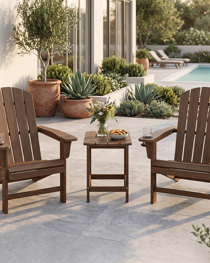 Giantex 18” Side Table Outdoor Small Patio Table Adirondack Table
