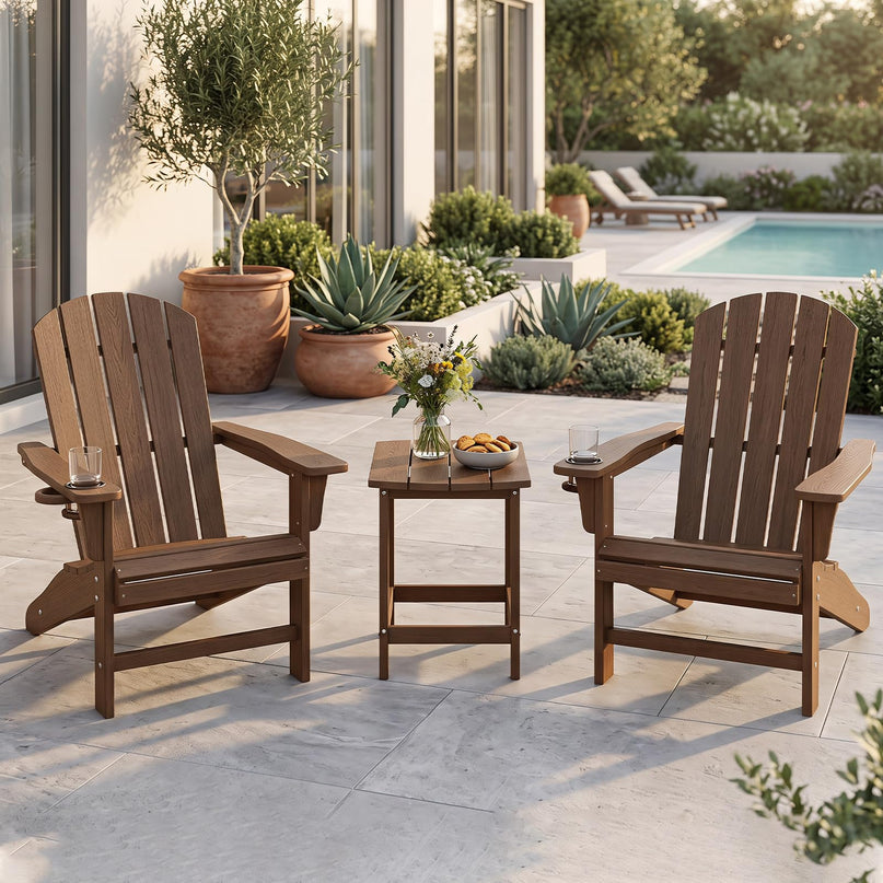 Giantex 18” Side Table Outdoor Small Patio Table Adirondack Table