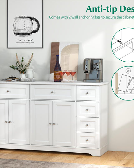 Giantex Large Buffet Cabinet with Storage for Living Room