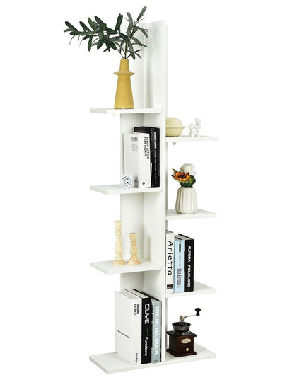 7-Tier Bookshelf, Multipurpose Storage Shelf 9.5 x 8 x 56 inches - Giantexus