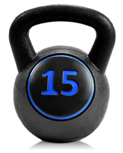 Giantex 3-Piece Kettlebell Weights Set, Weight Available 5,10,15 lbs????o?Black - Giantexus