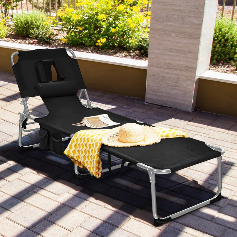 Beach Chaise Lounge Chair - Giantexus