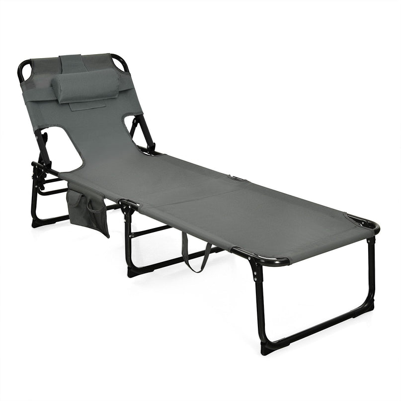 Beach Chaise Lounge Chair - Giantexus