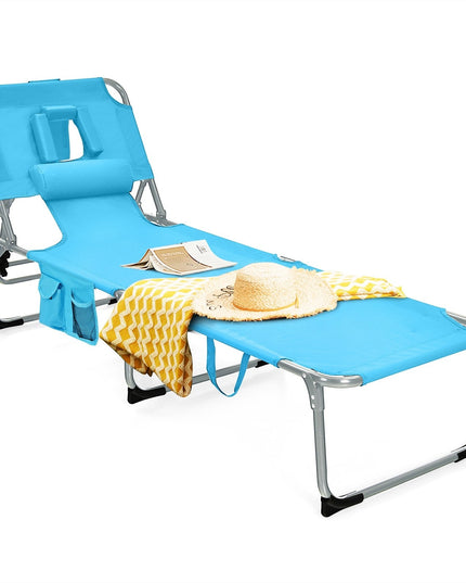 Beach Chaise Lounge Chair - Giantexus