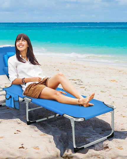 Beach Chaise Lounge Chair - Giantexus