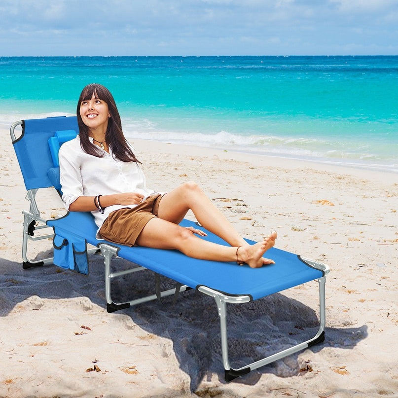 Beach Chaise Lounge Chair - Giantexus