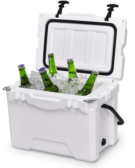 20 Quart Portable Cooler Ice Chest Outdoor Insulated Heavy Duty Cooler - Giantexus