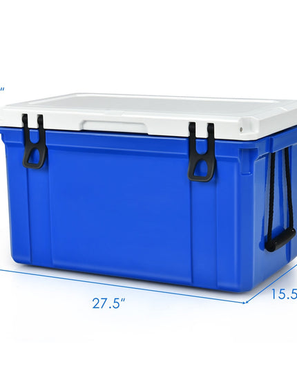 Giantex Portable Cooler, 3-4 Days Camping Ice Chest, 79/58 Quart