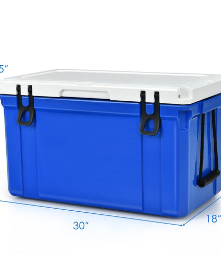 Giantex Portable Cooler, 3-4 Days Camping Ice Chest, 79/58 Quart