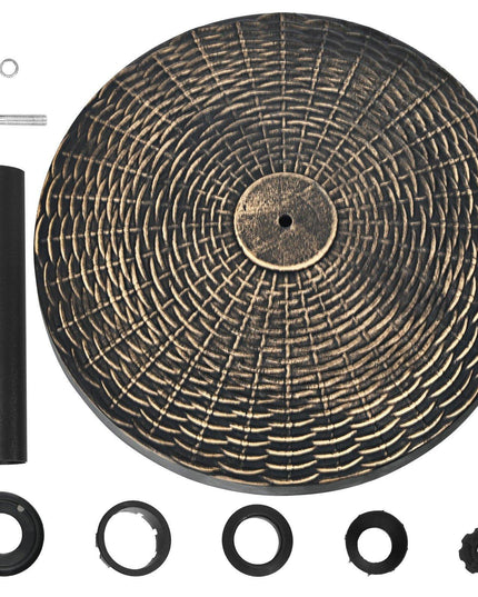 22 LBS Patio Umbrella Base, 18 Inch Round Outdoor Umbrella Stand - Giantexus
