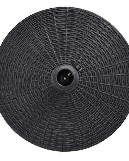 49 LBS Patio Umbrella Stand Black - Giantexus