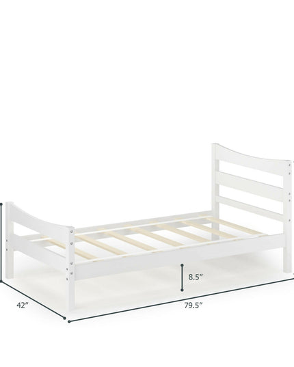 Available Under-bed Storage Twin Size Foundation Slat Support Platform Bed Frame