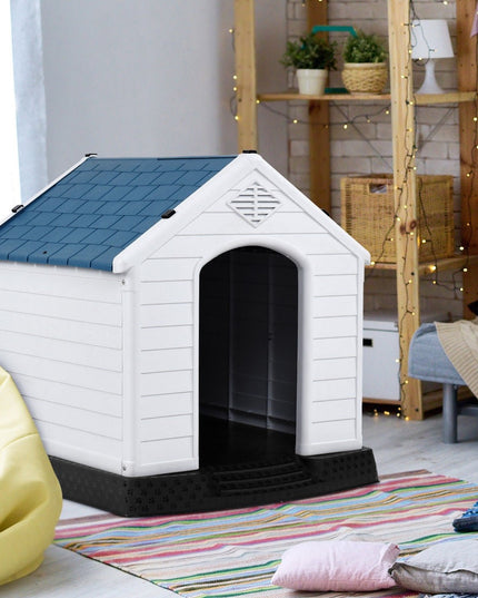 Waterproof Plastic Dog Houses - Giantex