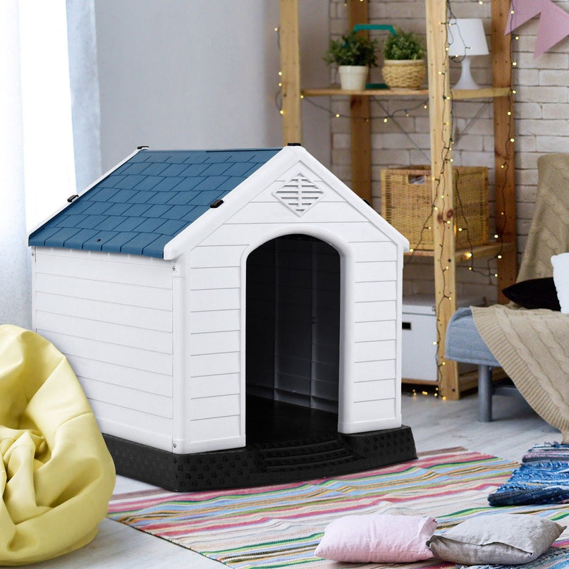 Waterproof Plastic Dog Houses - Giantex