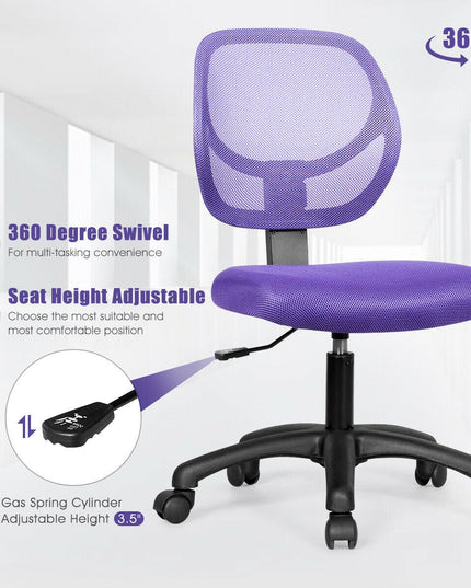 Kids Desk Chair, Mesh Teens Computer Chair with Wheels