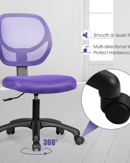 Kids Desk Chair, Mesh Teens Computer Chair with Wheels