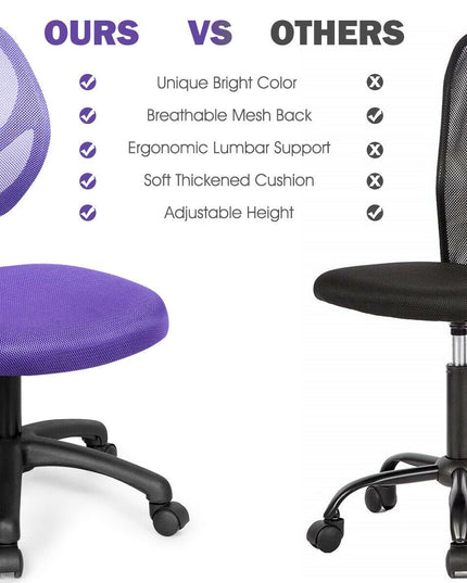 Kids Desk Chair, Mesh Teens Computer Chair with Wheels