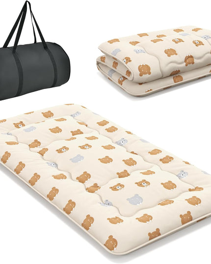 Giantex Japanese Floor Mattress Futon Mattress, Roll Up Mattress Tatami Mat with Washable Cover and Carry Bag