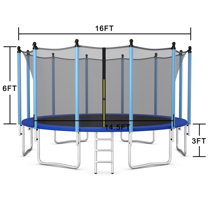 Giantex  16Ft ASTM Certified Approved Recreational Trampolines